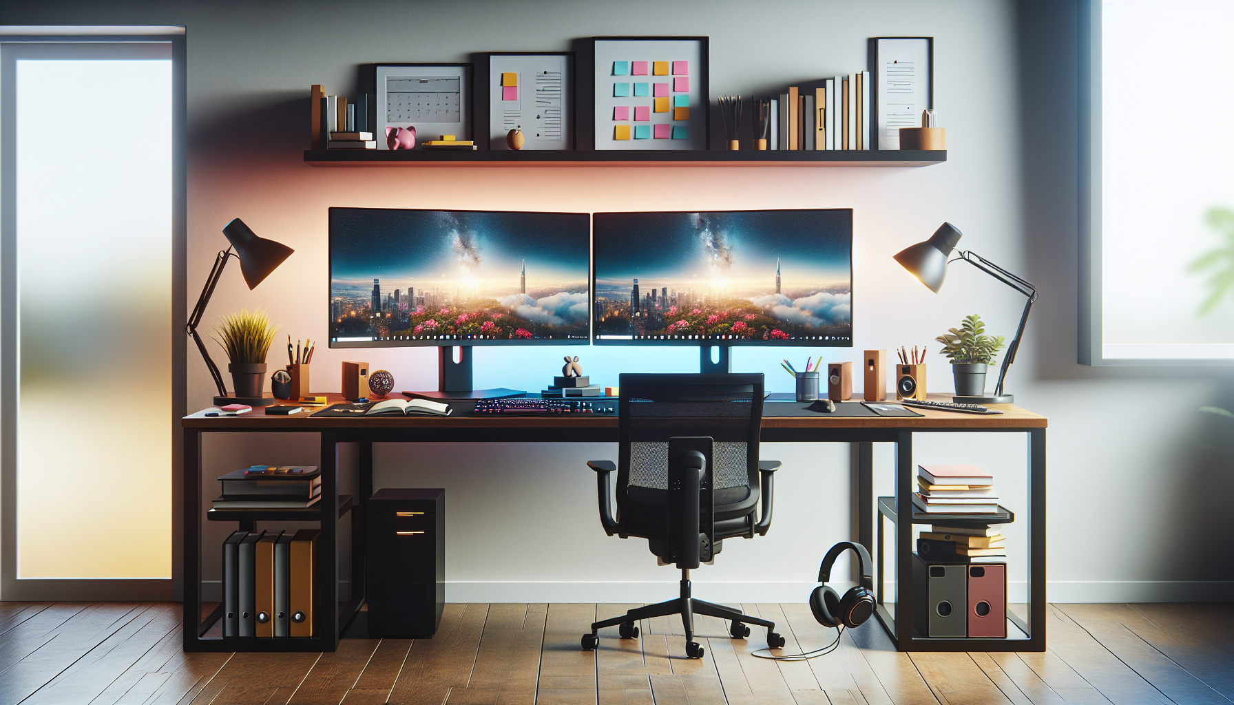 Dual Monitor Desk Setup Ideas for Multi-taskers