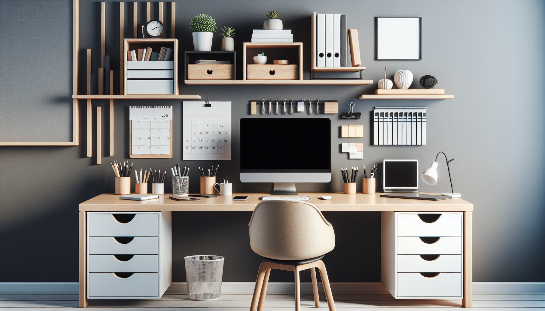 Maximizing Storage Space in Your Desk Area