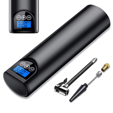12V 150PSI Rechargeable Air Pump Tire Inflator Cordless Portable Compressor Digital Car Tyre Pump for Car Bicycle Tires Balls
