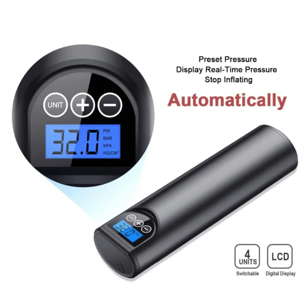 12V 150PSI Rechargeable Air Pump Tire Inflator Cordless Portable Compressor Digital Car Tyre Pump for Car Bicycle Tires Balls - Image 7